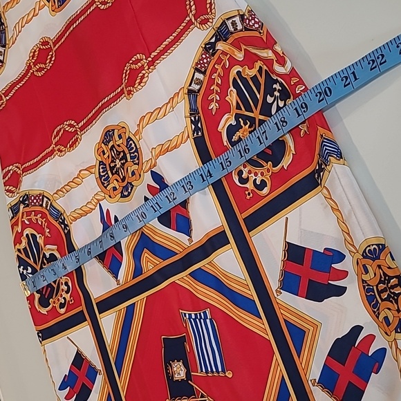 EUC VTG Anthony Sicari Regal Themed Maximilist Slip Dress - Picture 6 of 15